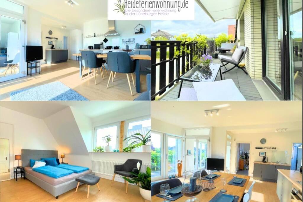 Heideferienwohnung - Die Neue Ferienwohnung Walsrode Exterior photo